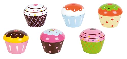 Lelin Holz Lebensmittel Muffins Spielzeug Kaufladen Spielküche Zubehör Essen Cupcakes Lelin Holz Lebensmittel Muffins Spielzeug Kaufladen Spielküche Zubehör Essen Cupcakes von Lelin