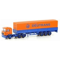 LEMKE COLLECTION LC4072 1:160 Minis MAN F90 Planen-Sattelzug Deutrans von LEMKE COLLECTION