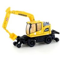 LEMKE COLLECTION LC4265 Minis 1:160 Liebherr A922 Rail 2-Wege Bagger mit Greifer von LEMKE COLLECTION