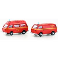 LEMKE COLLECTION LC4342 Minis 1:160 VW T3 2er Set Feuerwehr von LEMKE COLLECTION