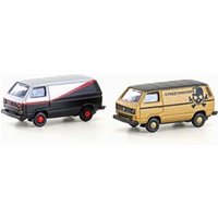 LEMKE COLLECTION LC4344 Minis 1:160 VW T3 2er Set Tuning (Metallic Serie) von LEMKE COLLECTION