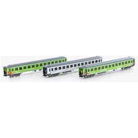 LEMKE Collection LC95004 N Flixtrain Set 4 - 3er Set Personenwagen Bimz 264, Flixtrain, Ep. VI von LEMKE COLLECTION