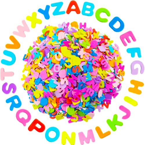 260 Stück Buchstaben Aufkleber,Moosgummi Buchstaben,Moosgummi Buchstaben Selbstklebend,Moosgummi Selbstklebend,Selbstklebende Buchstaben,Buchstaben zum Aufkleben,Filzbuchstaben,Buchstaben Moosgummi von LEMONSTONE