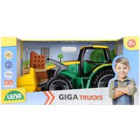 LENA® 2057 GIGA TRUCKS Traktor mit Lader, grün, Schaukarton von LENA®