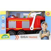 LENA® 2058 GIGA TRUCKS Feuerwehr mit Aufklebern, im Karton von LENA®