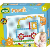 LENA® 35623 Mosaik Set color 10 mm, Faltschachtel von LENA®