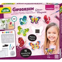 LENA® 42707 Gipsgießen Glitter Schmetterlinge von LENA®