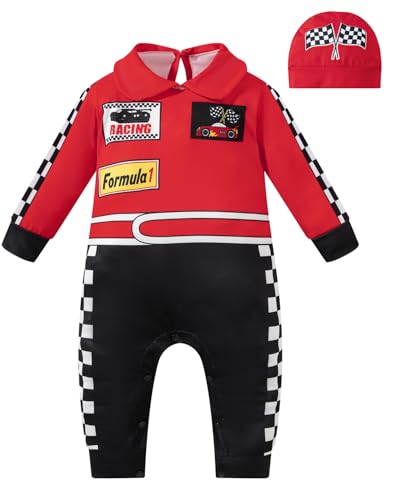 LENSOUS Baby Jungen Arzt Kostüm Body Racer 3-6 Monate von LENSOUS