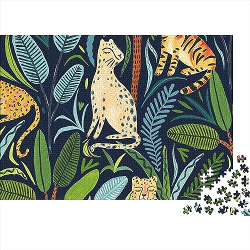 Flora und Fauna Jigsaw Brain Teaser Puzzle Für Erwachsene Jigsaw Stressabbau Als Weihnachtsgeburtstagsgeschenke Familie Herausfordernde Spiele Lernspielzeug 1000pcs (75x50cm) von LENTLY