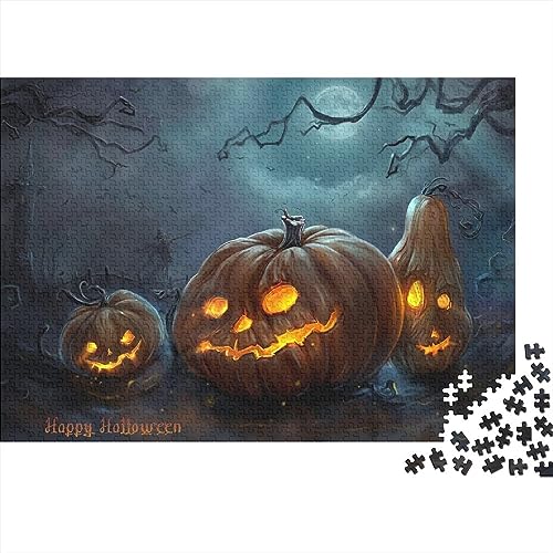 Halloween Jigsaw Brain Teaser Stressabbau Puzzle Für Erwachsene Lernspielzeug Herausfordernde Familienspiele 1000pcs (75x50cm) von LENTLY