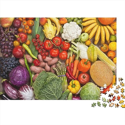 Obst und Gemüse Personalisierte Foto-Puzzle: Bewahren Sie Erinnerungen Individuelle Herausfordernde Spiele Puzzle Von Ihrem Bild Holzpuzzle Puzzles Für Erwachsene 1000pcs (75x50cm) von LENTLY