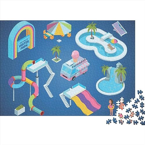 Spielplatz Personalisierte Foto-Puzzle: Bewahren Sie Erinnerungen Individuelle Herausfordernde Spiele Puzzle Von Ihrem Bild Holzpuzzle Puzzles Für Erwachsene 1000pcs (75x50cm) von LENTLY