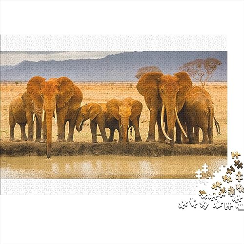 Tierwelt Jigsaw Brain Teaser Puzzle Für Erwachsene Jigsaw Puzzles Stress Relieving Puzzle EduKatzeional Family Challenging Games Als Weihnachtsgeburtstagsgeschenke 1000pcs (75x50cm) von LENTLY