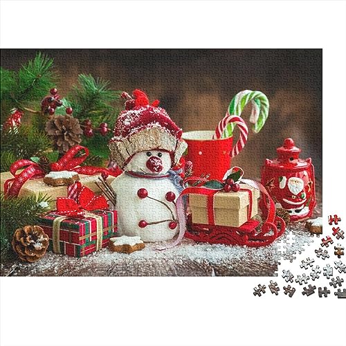 Weihnachten Personalisierte Foto-Puzzle: Bewahren Sie Erinnerungen Individuelle Herausfordernde Spiele Puzzle Von Ihrem Bild Holzpuzzle Puzzles Für Erwachsene 500pcs (52x38cm) von LENTLY