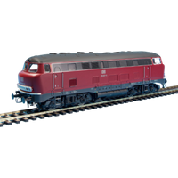 LENZ 40163-04 SPUR 0 Diesellok BR216 Lollo purpurrot Dach umbragrau, DB, Ep. IV von LENZ