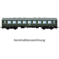 LENZ 41180-05 SPUR 0 Reko-Wagen Bghwe 2. Klasse, DR, Ep. IV von LENZ