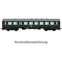 LENZ 41181-01 SPUR 0 Reko-Wagen BDghwse 2.Klasse, DR, Ep. III-IV von LENZ