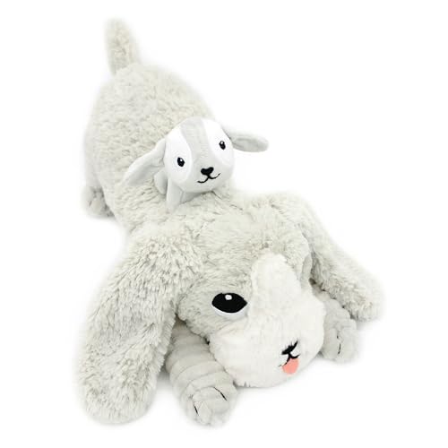 LES DÉGLINGOS Les PTIPOTOS by Plüschtier für Maman Bebe – sehr weich – Geschenk zur Geburt – Toutout Hund Mama & Baby, hellgrau – 34 cm LES DÉGLINGOS Les PTIPOTOS by Plüschtier für Maman Bebe – sehr weich – Geschenk zur Geburt – Toutout Hund Mama & Baby, hellgrau – 34 cm von LES DÉGLINGOS