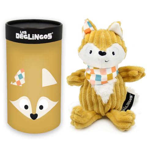 Les Deglingos Plüschtier Fuchs Simply mit Geschenkbox, 22 cm, Senfgelb, ab Geburt Les Deglingos Plüschtier Fuchs Simply mit Geschenkbox, 22 cm, Senfgelb, ab Geburt von LES DÉGLINGOS