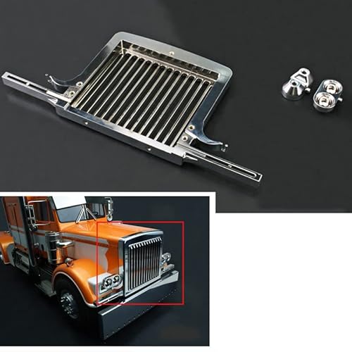 LESU Metall Frontnetz Stoßstange für einen King RC 1/14 Traktor Truck DIY Auto Modell von LESU