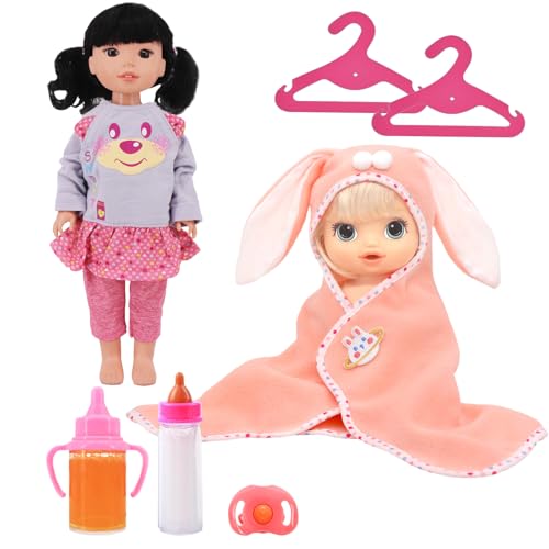 LETTERASHQP 7 Stück Puppenzubehör Puppenkleidung Kleidung Outfits für Baby Puppen Puppenkleidung für 12-14 Zoll Große Puppen Baby Puppe Kleidung Puppenkleidungoutfits Zubehör für Kinder LETTERASHQP 7 Stück Puppenzubehör Puppenkleidung Kleidung Outfits für Baby Puppen Puppenkleidung für 12-14 Zoll Große Puppen Baby Puppe Kleidung Puppenkleidungoutfits Zubehör für Kinder von LETTERASHQP
