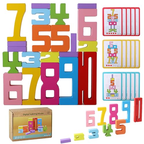 LETTERASHQP Stapelturm Baby Stapelturm Holz Stapelspiel Sortierspiel Steckspiel Holz Shape Sorter Stapelspielzeug Stapelturm Holzspielzeug Motorikspielzeug Geschenk für Mädchen Junge ab 1 2 3 Jahr von LETTERASHQP