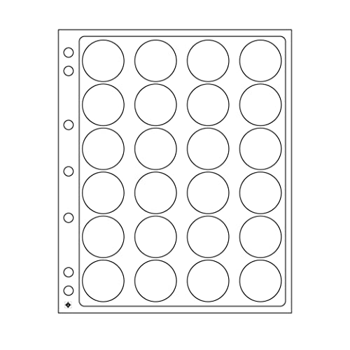 Leuchtturm (343214) Kunststoffhüllen ENCAP, für 24 Münzen mit einem InnenØ von 36 bis 37 mm von LEUCHTTURM1917