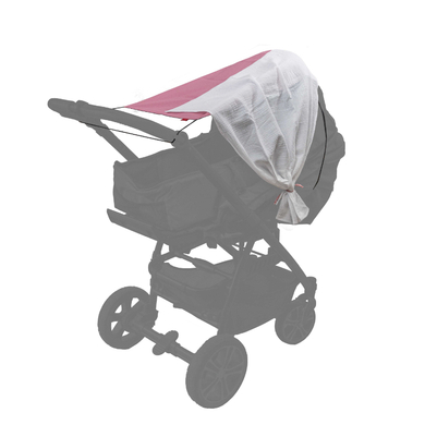 LEVILY Kinderwagen-Sonnenschutzsegel Single PURE Rosa von LEVILY