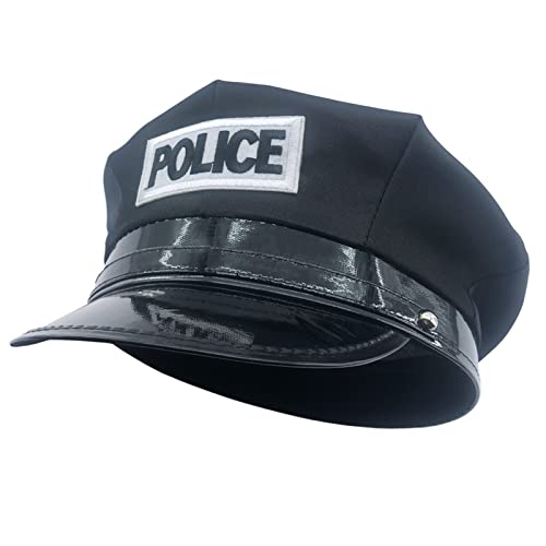 LEYILE Cop-Hut-Kostüm für Damen, Herren, Teenager, für Kostüm, Cosplay, Verkleidung von LEYILE
