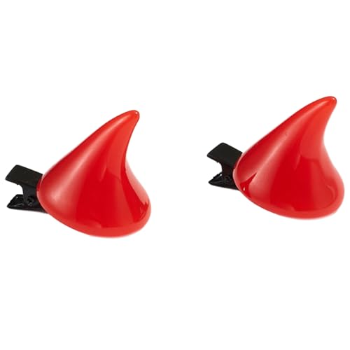 LEYILE Horn Haarspangen Teufelshorn Haarspangen Kopfschmuck Foto Requisiten Verkleidung Halloween Cosplay Zubehör von LEYILE