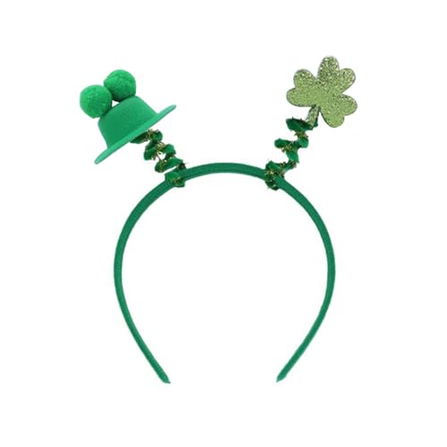 LEYILE Patrick's Day Haarreif für Erwachsene, glänzendes Glitzer-Puder, irische Party, Festival, Haarreif für Teenager, Kopfschmuck von LEYILE