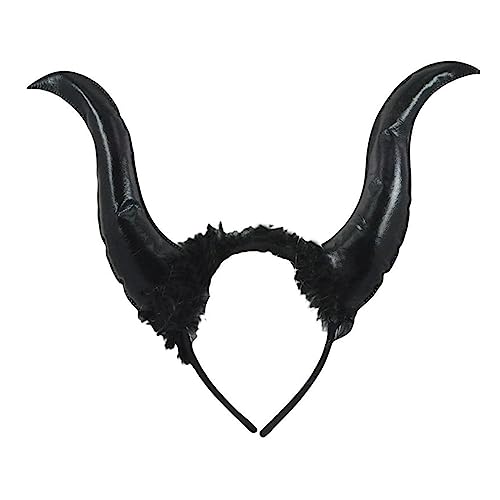 LEYILE Überwältigend Cool Devil Hair Hoop Tier Horn Kopfschmuck Cartoon Tier Stirnband Tier Kopfschmuck von LEYILE