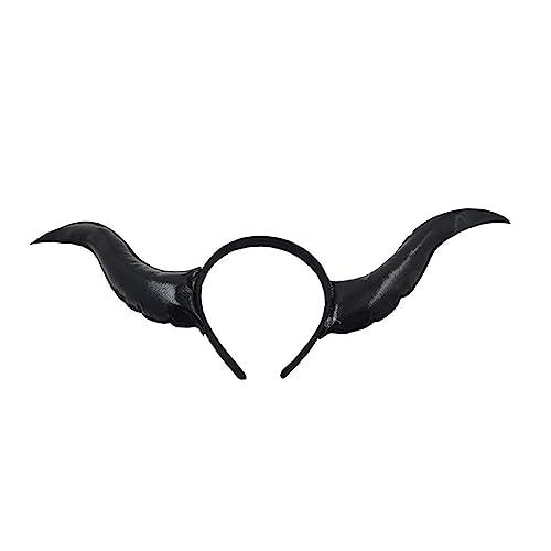 LEYILE Überwältigend Cool Devil Hair Hoop Tier Horn Kopfschmuck Cartoon Tier Stirnband Tier Kopfschmuck von LEYILE