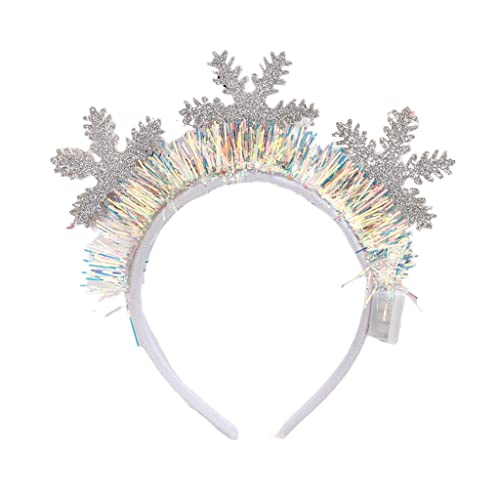 LEYILE Weihnachts-Stirnbänder, beleuchtetes Stirnband, Kopfbedeckung, Ornamente, Dekorationen, Party, Cosplay, Kostüm, Zubehör für Kinder von LEYILE
