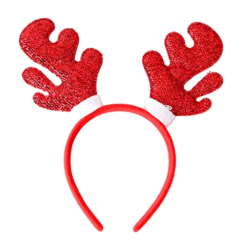 LEYILE Weihnachtsmann-Stirnband, Haarreif, elastisch, Baum, Stirnbänder, Weihnachtsfoto, für kreative Feiertagsparty, Kopfschmuck von LEYILE