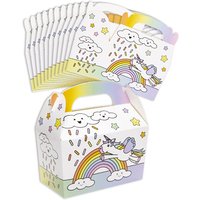 12 Einhorn Geschenkschachteln, 12,5cm x 12cm x 6cm von LG-Imports