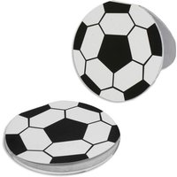 Fußball Notizblock rund, Mitgebsel für Fußballparty, 8cm, 1 Stück von LG-Imports