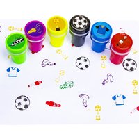 Fußball Stempel, 1 Stk, 4cm, Mitgebsel zur Fußballparty von LG-Imports