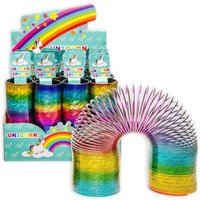 Großpack Glitzer Spiralen Einhorn, 12 Stk, Treppenläufer von LG-Imports