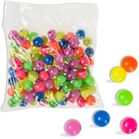 Großpack NEON Flummis, 100 Stk, 25mm, Mini Bälle von LG-Imports