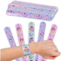 Großpack Schnapparmbänder Pferd, 36 Stück, 22cm, Mitgebsel für Mädchen von LG Imports