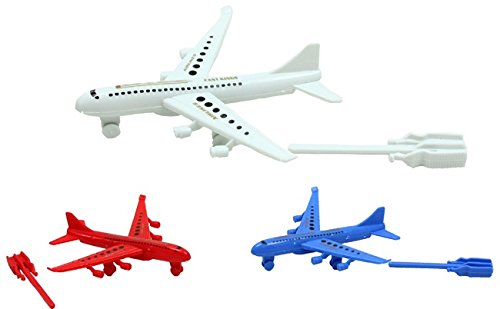 LG-Imports 3er Set Flugzeug mit Abschiesser - je ca. 11x10,5 cm von LG-Imports