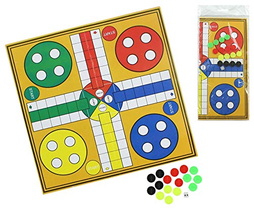 LG-Imports Spiel Ludo ca. 24,5x24,5cm von LG