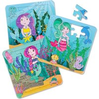 Meerjungfrauen Puzzle, 1 Stk, 13,8cm, Kinderpuzzle von LG-Imports