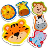 Wildes Radiergummi -Tier, 1 Stk, 4cm, Safari-Mitgebsel f. Jungleparty von LG-Imports