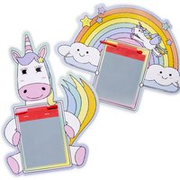 Zauber-Maltafel "Einhorn" mit Stift, 1 Stück, Mitgebsel Kindergeburtstag von LG-Imports