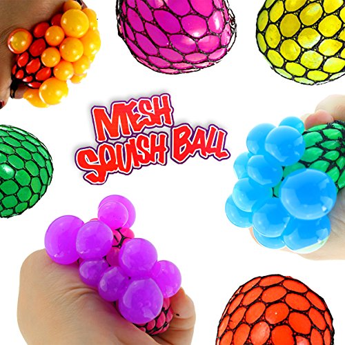 4X Quetschball Squeezeball Bunt ca.6cm Knautschball Antistress Knetball LG von LG