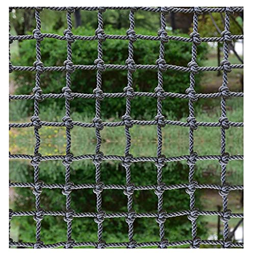 Kletternetz,Durchmesser 8mm Masche 6cm,Kletternetz für Baumhaus,Auf Treppen, Balkon, Fenster, Geländer, Haustierkäfige (Kinderspielgeräte im Freien und Sicherheitsnetz),2 * 2m/6.6 * 6.6ft(1X5m/3.3X16. von LGHLZGVF