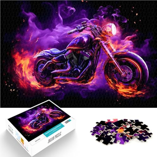 DIY-Spielzeug Brennendes Flammen-Motorrad Puzzle 1000 Teile für Erwachsene 38x52cm Tolle Geschenke und Spielzeuge für 14+ DIY-Spielzeug Brennendes Flammen-Motorrad Puzzle 1000 Teile für Erwachsene 38x52cm Tolle Geschenke und Spielzeuge für 14+ von LGNBTGM