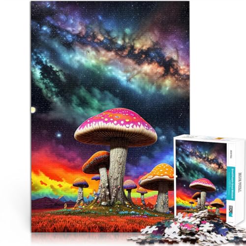 DIY-Spielzeug Psychedelischer Pilz Puzzle für Erwachsene, 1000 Teile 38x52cm Tolle Geschenke und Spielzeuge für ab 14 Jahren DIY-Spielzeug Psychedelischer Pilz Puzzle für Erwachsene, 1000 Teile 38x52cm Tolle Geschenke und Spielzeuge für ab 14 Jahren von LGNBTGM